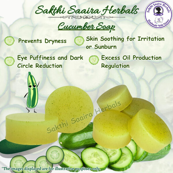 Cucumber Soap (Handcrafted Organic Soap) - Image 3