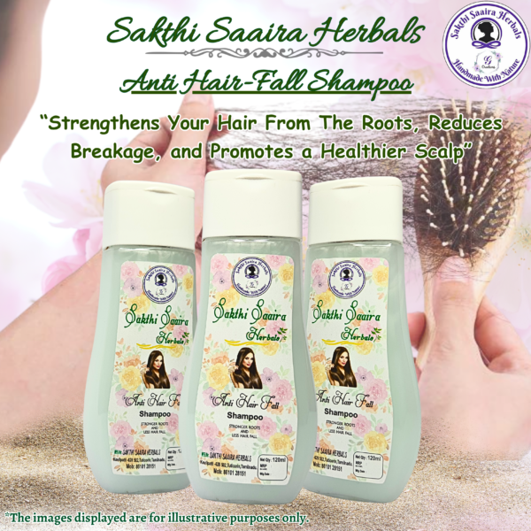 Anti Hair-Fall Shampoo (Herbal Handcrafted) - Image 2