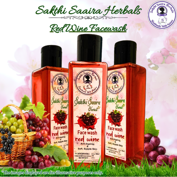 Red Wine Facewash (Herbal Facewash)