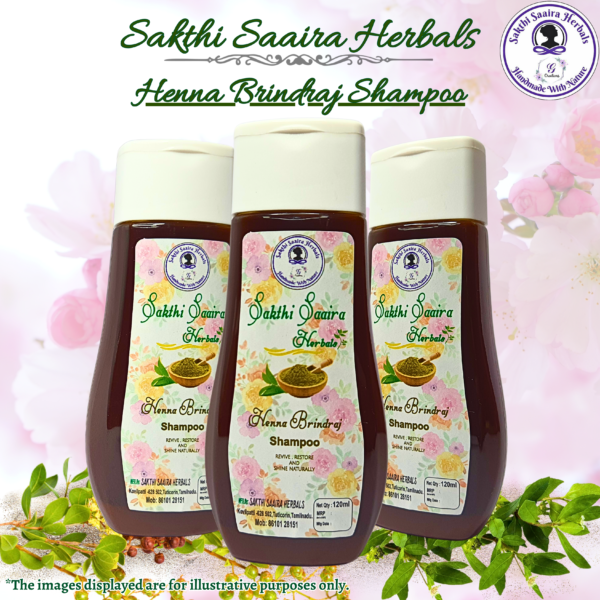 Henna Brindraj Shampoo (Herbal Handcrafted)