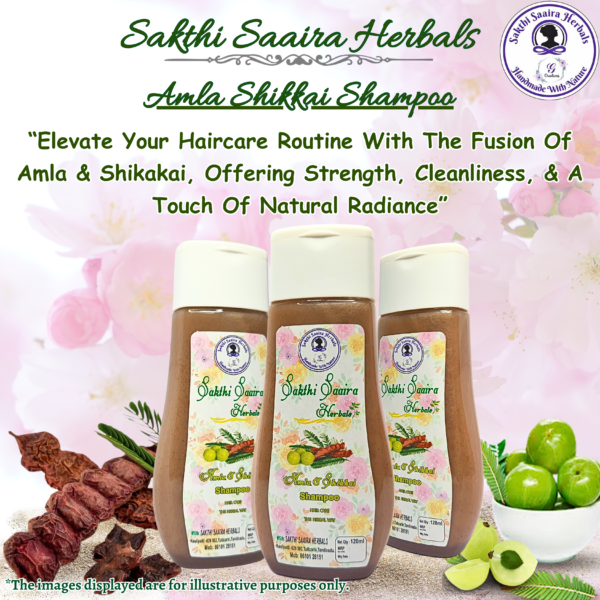 Amla Shikkai Shampoo (Herbal Handcrafted) - Image 2