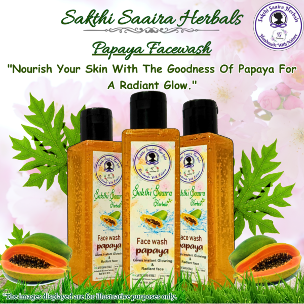 Papaya Facewash (Herbal Handcrafted) - Image 2