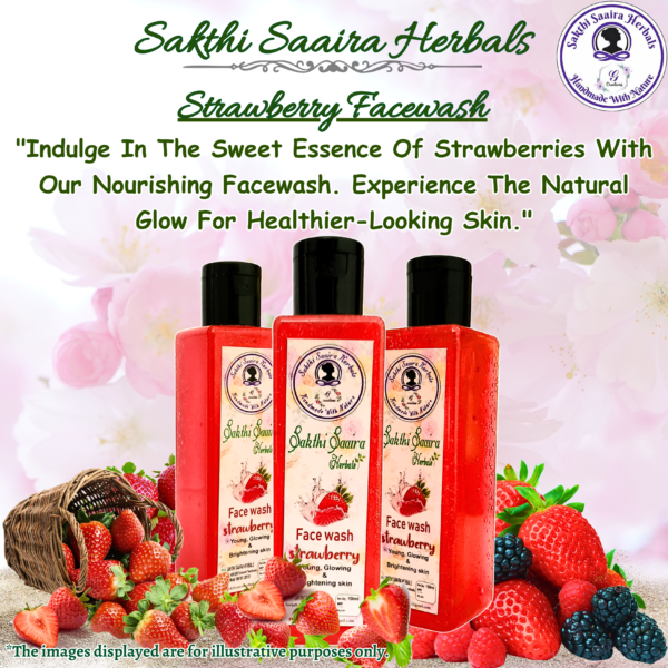 Strawberry Facewash (Herbal Handcrafted) - Image 2