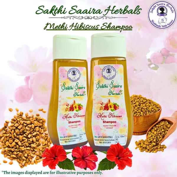 Methi Hibiscus Shampoo (Herbal Handcrafted)