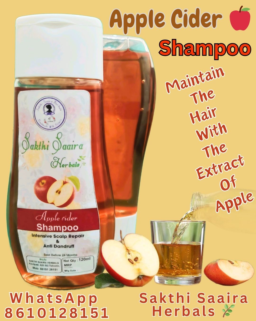 Apple cider Shampoo