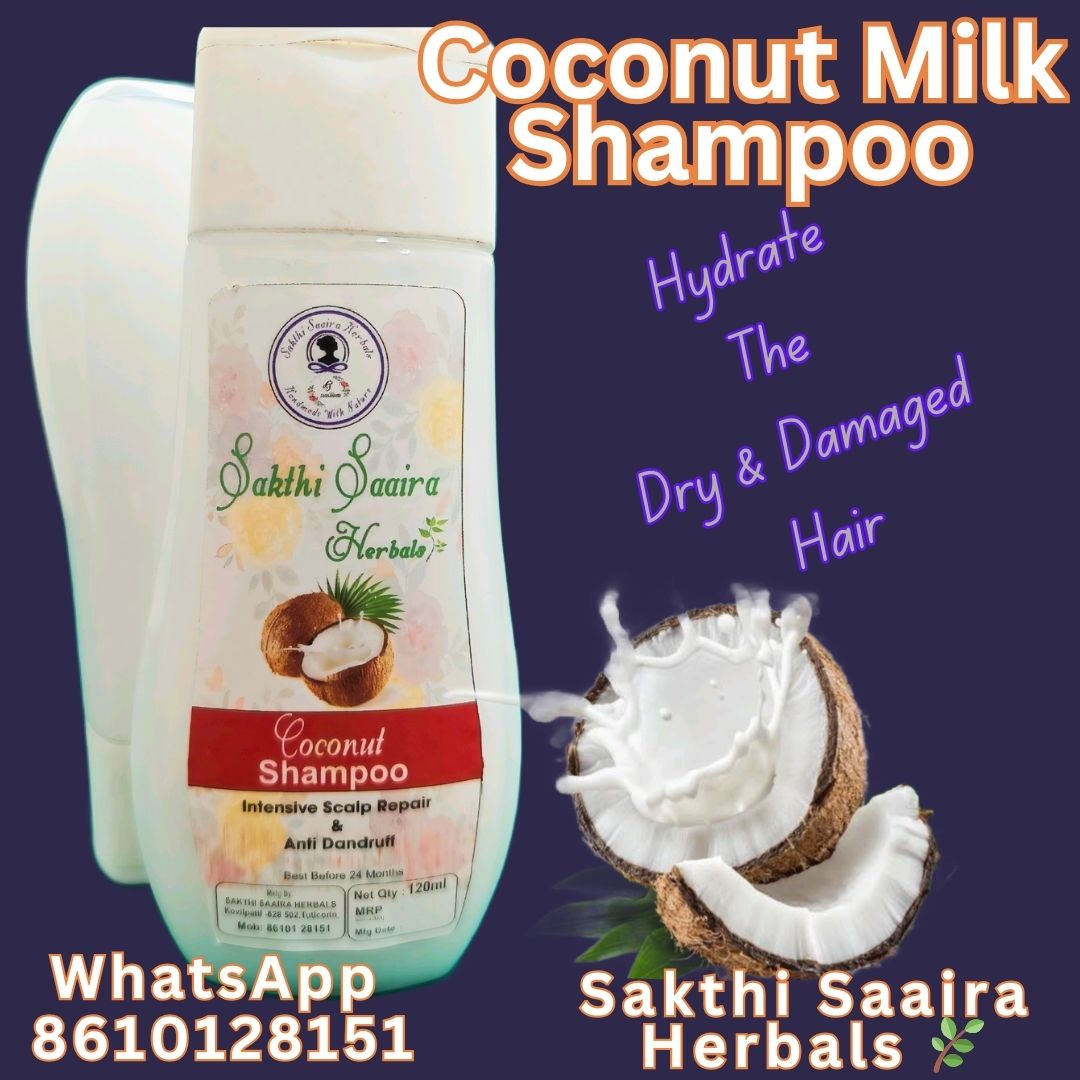 Coconut Shampoo 120ml - Image 3