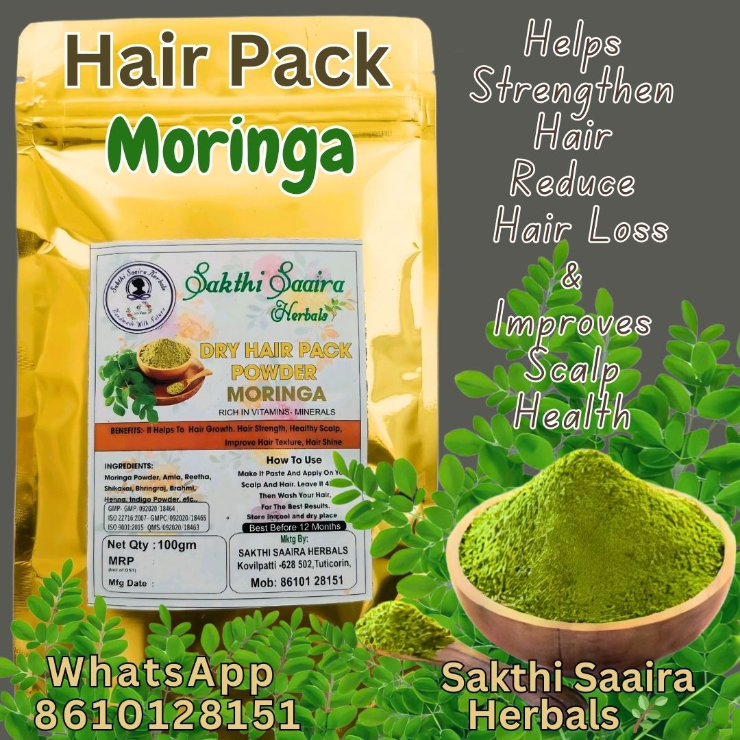Moringa Dry Hair Pack Powder