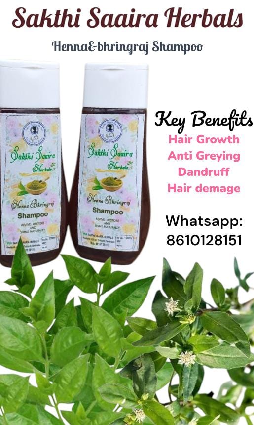 Henna Bringraj Shampoo 120ml - Image 3