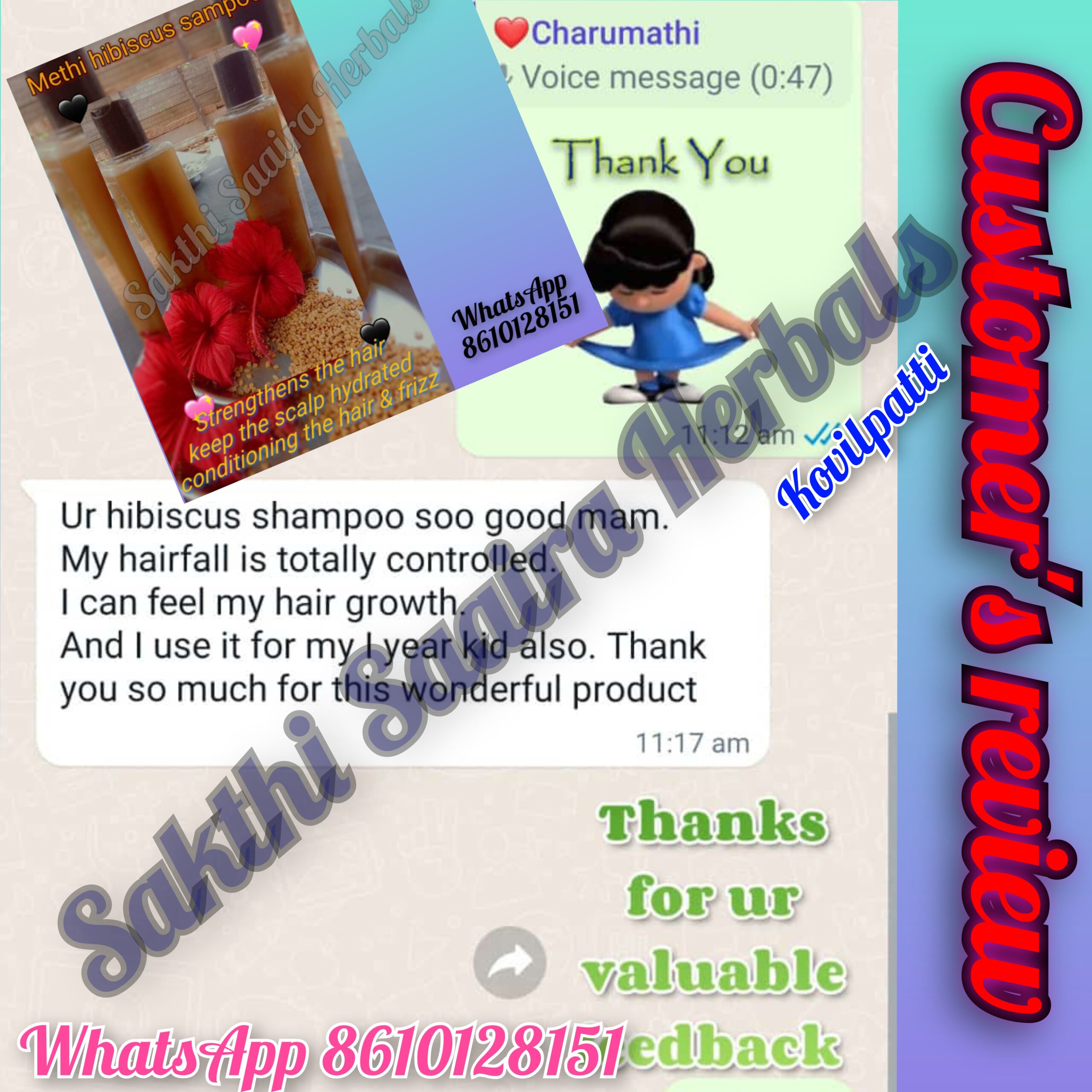 Methi Hibiscus Shampoo 120ml - Image 3