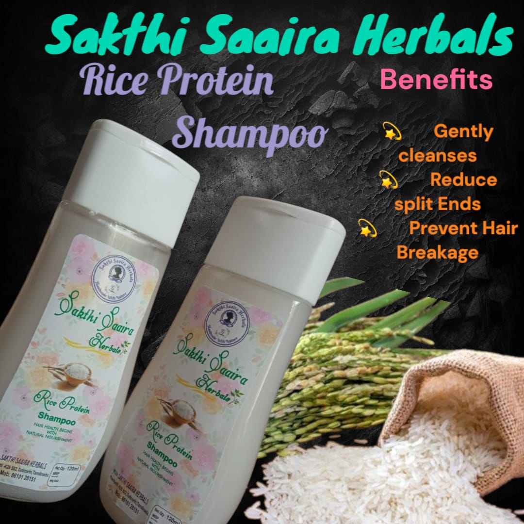 Rice Protein Shampoo 120ml - Image 2