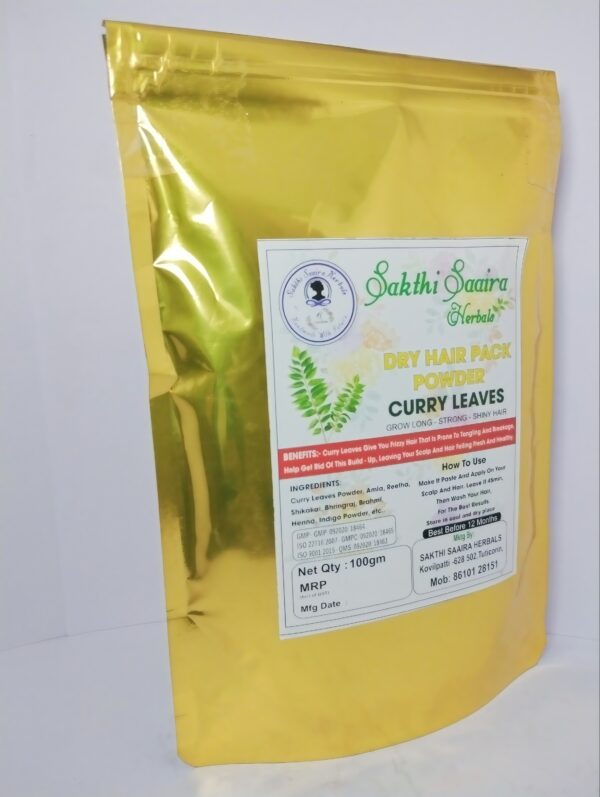Curry Leaves Hair Pack