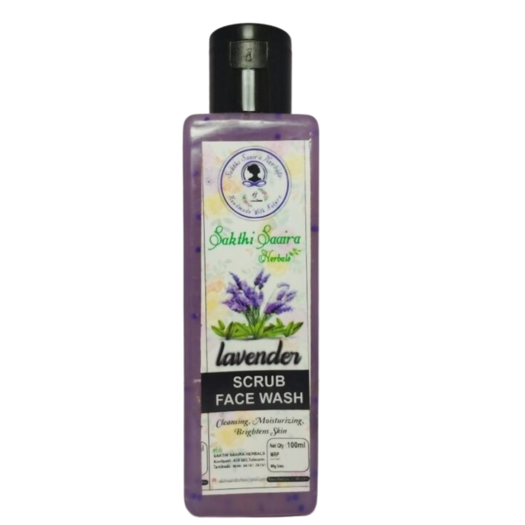 Lavender Scrub Face Wash 100ml