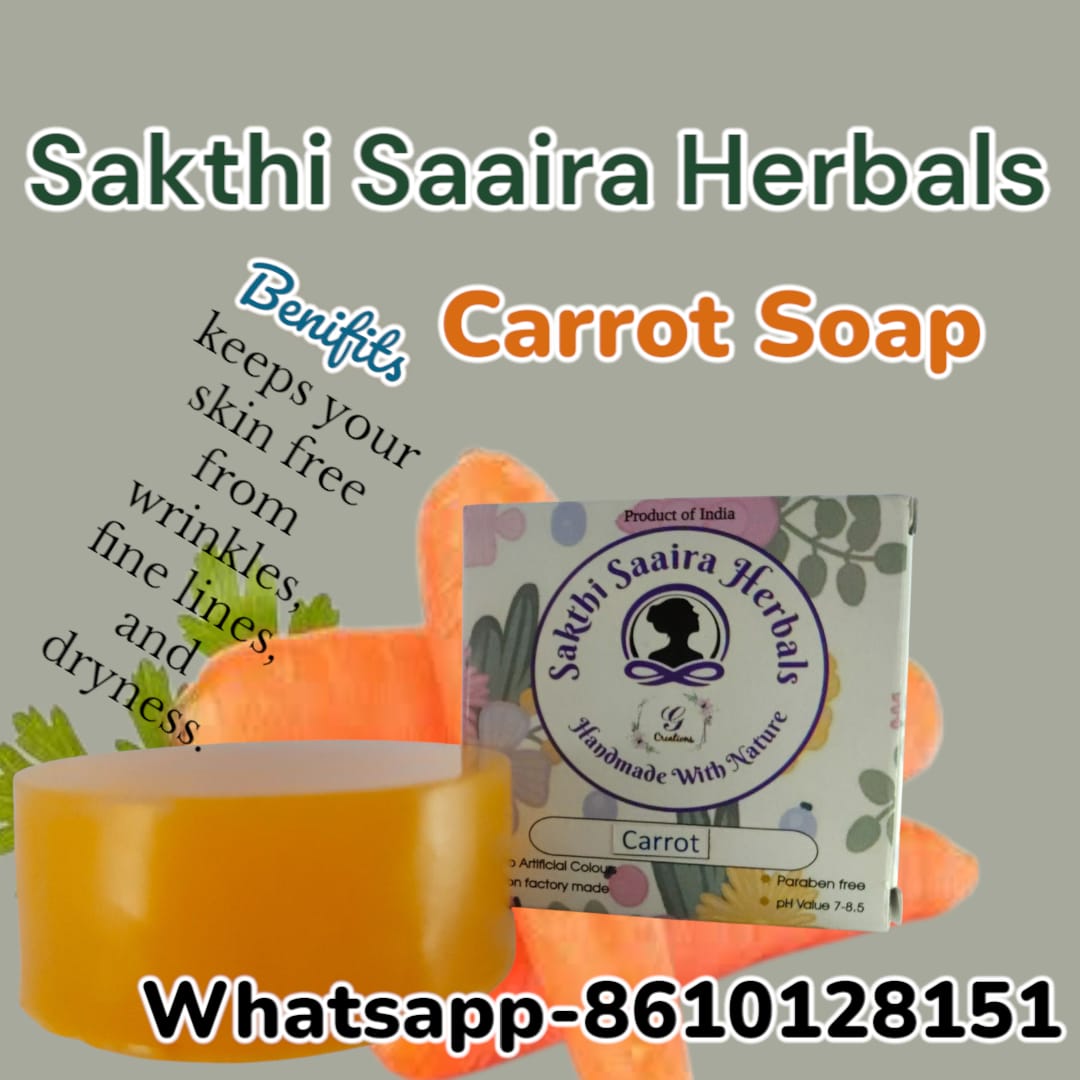 Carrot Soap 100g - Image 2