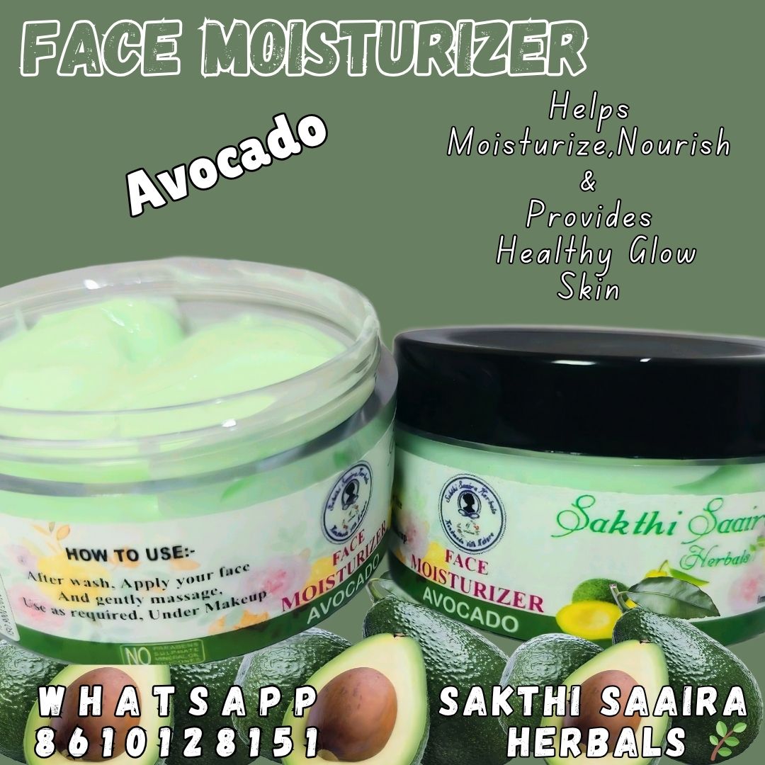 Avocado Face Cream Moisturizer