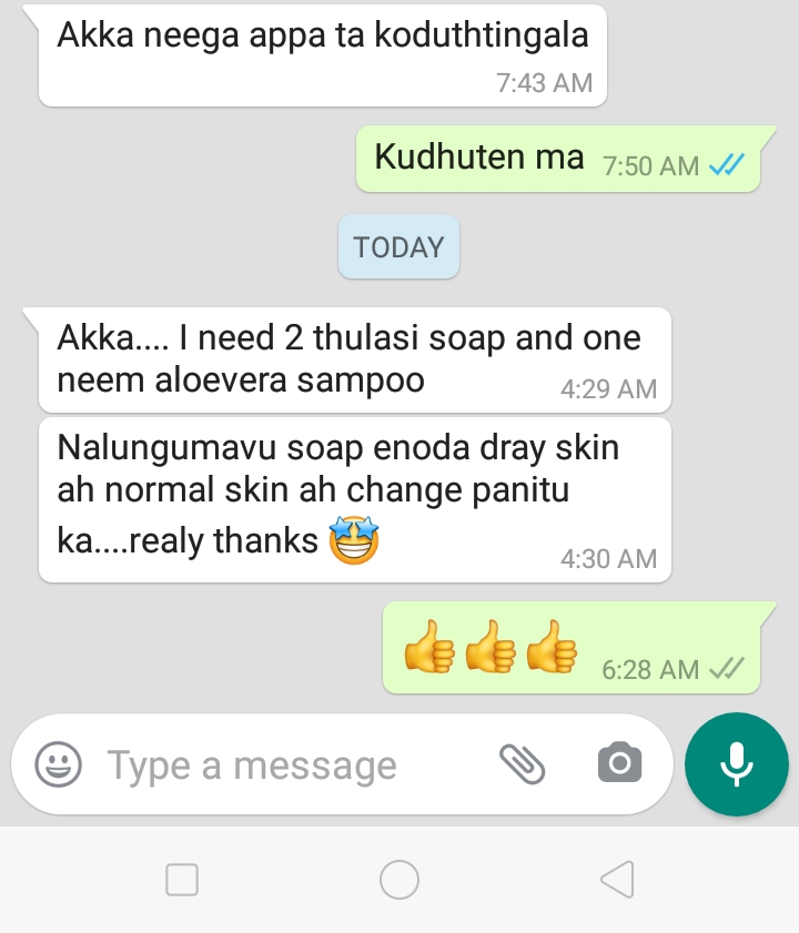 Nalangu Maavu Soap 100g - Image 4
