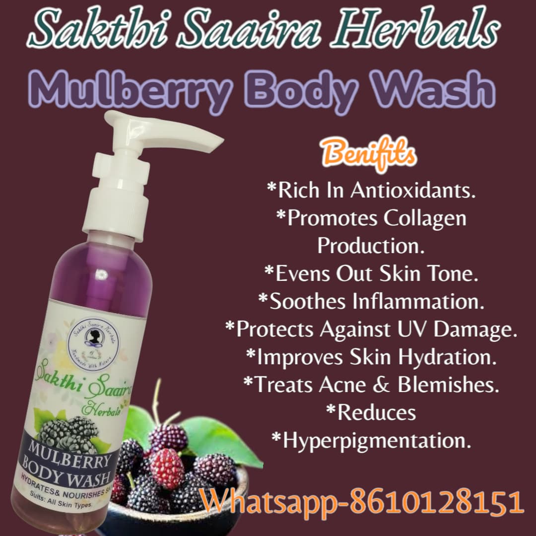 Mulbery Body Wash 100ml - Image 2