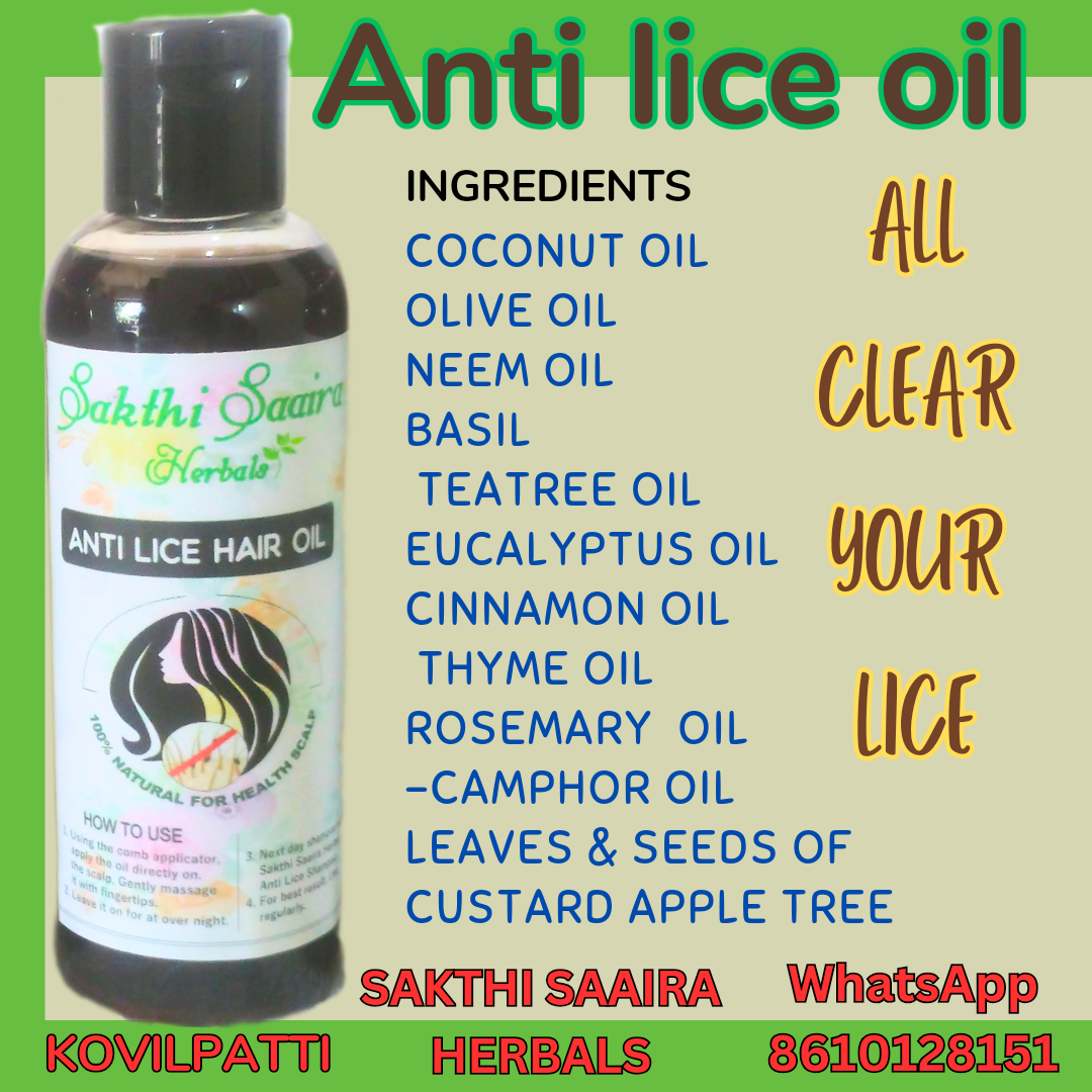 Anti Lice Hair Oil