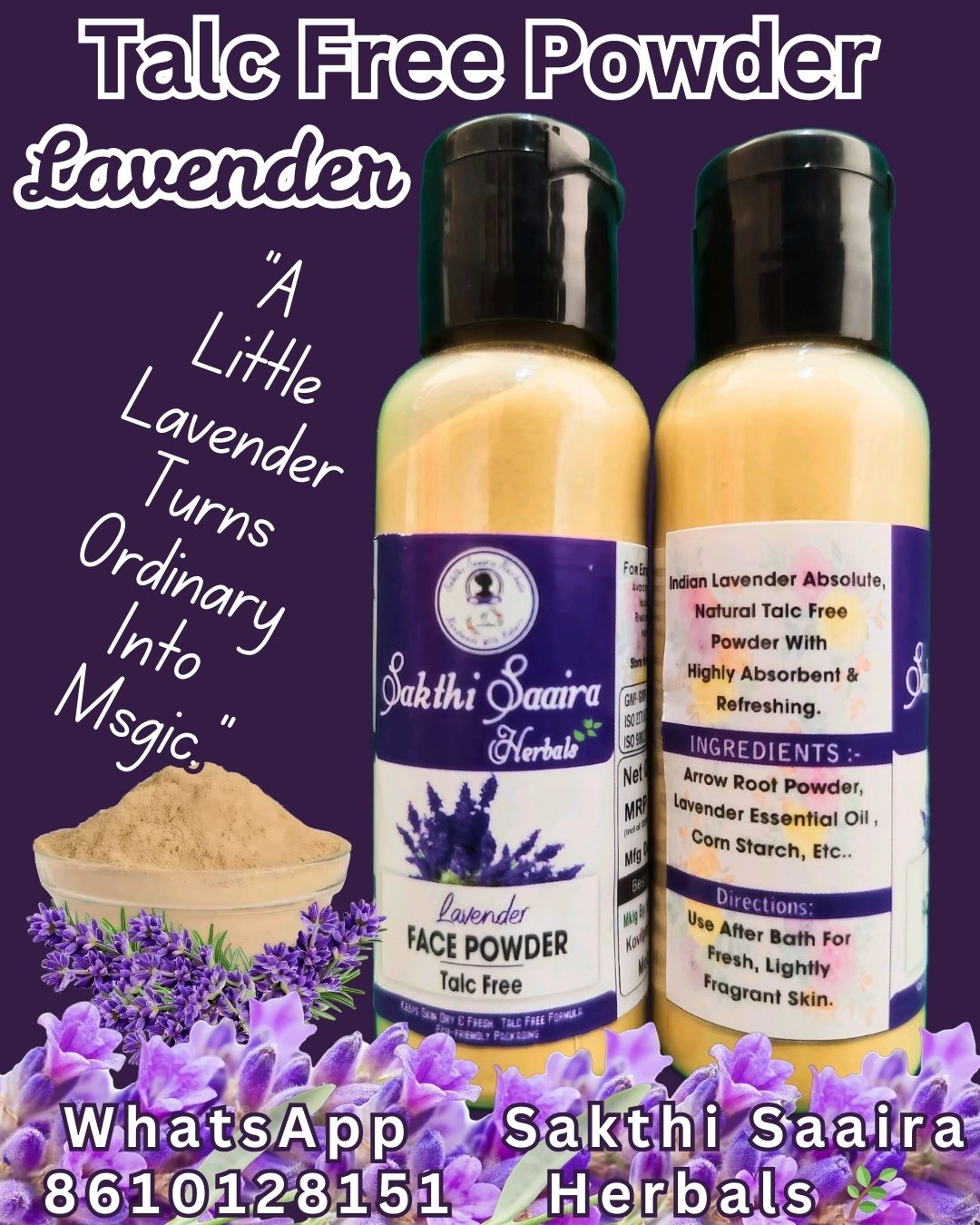 Lavender Face powder